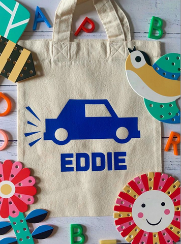 Personalised Children's Car Tote Bag