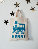Personalised Children's Train Tote Bag
