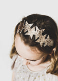 Silver star headband